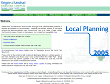 Tablet Screenshot of localpl.reigate-banstead.gov.uk